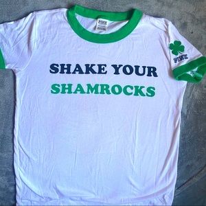 ST PATTYS DAY ☘️ PINK shamrock T-shirt